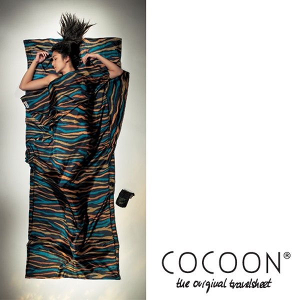 코쿤[COCOON] 여행용 사각라이너 Silk 100% African Night / ST67