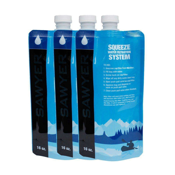 소이어[SAWYER] 500ml 스퀴저블 파우치 3개 세트