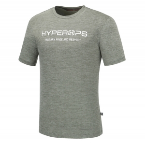 하이퍼옵스[Hyperops] 파노 로고 티셔츠 / Melange grey