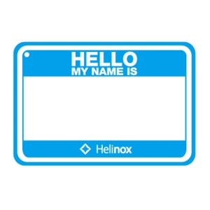 ︮콺[Helinox] Hello My Name Is ũ ġ